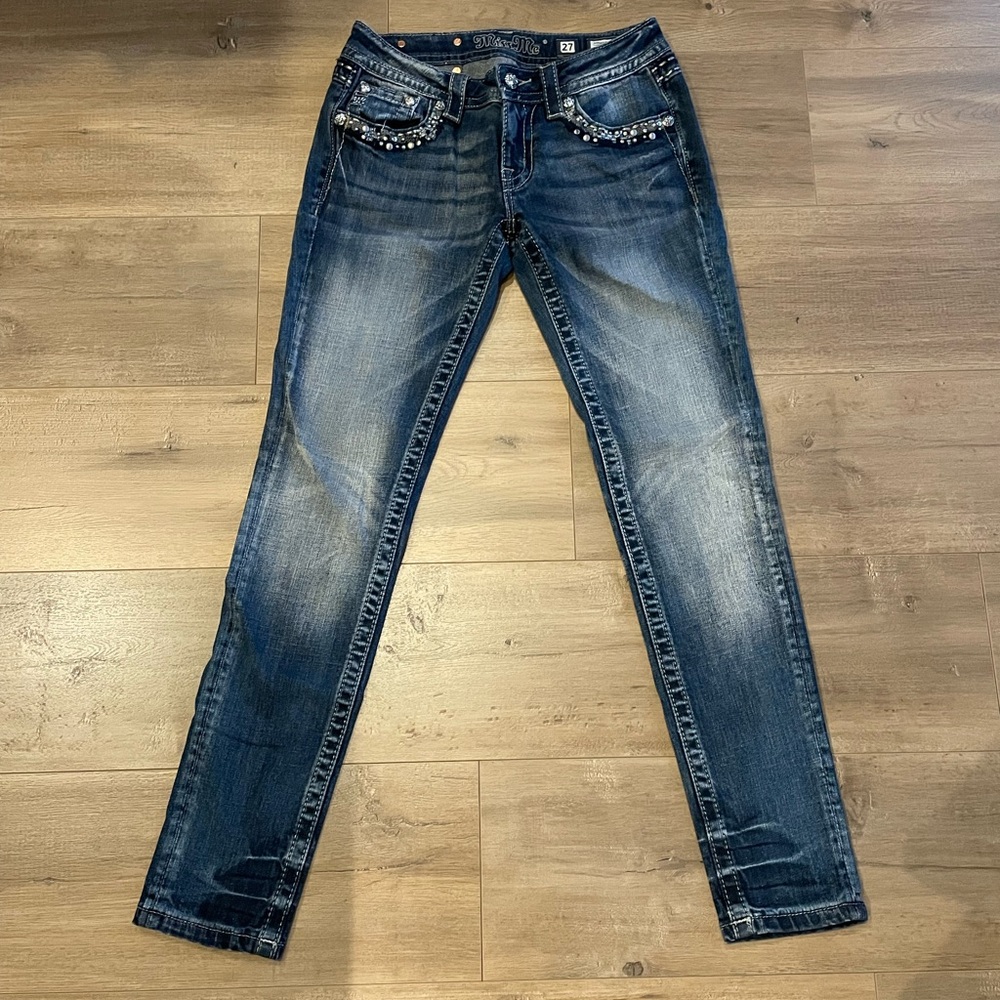 Miss Me skinny jeans.